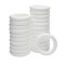 White Foam Ring Circles for Crafts, Wreath Forms (4.6 Inches, 24 Pack)